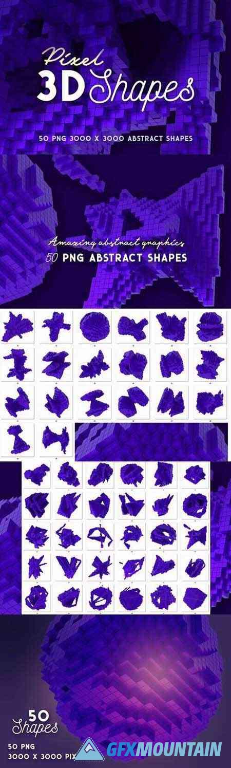 Pixel 3D Shapes