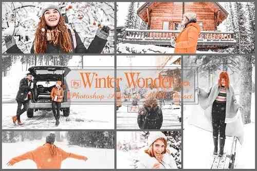 12 Winter Wonder Photoshop Actions And ACR Presets, Bright