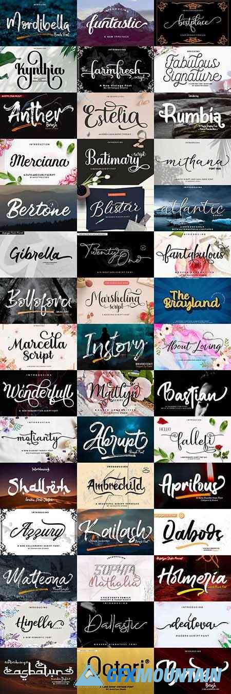 The All in Collection Font Bundle