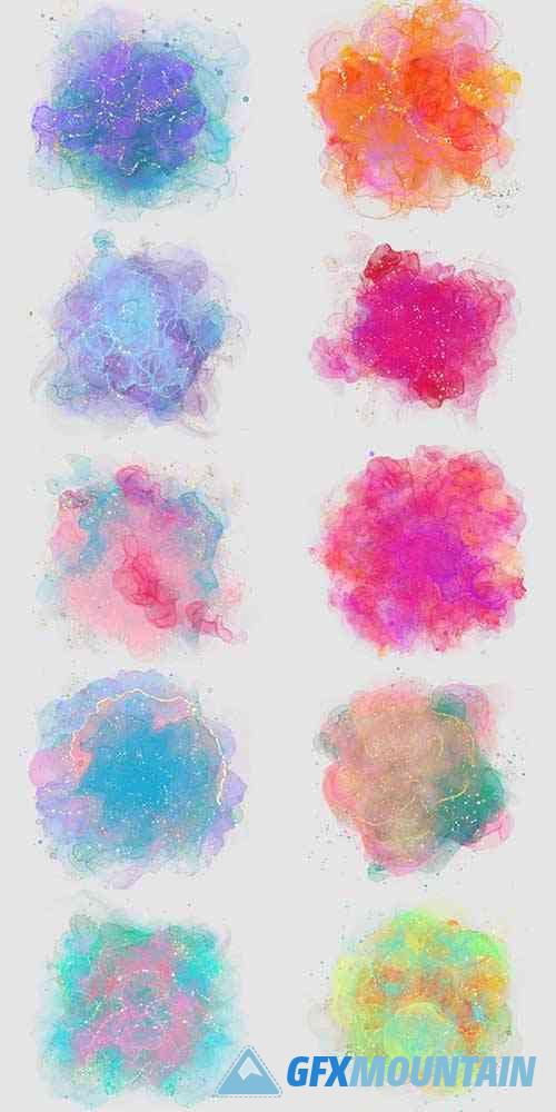 Abstract Watercolor Clipart