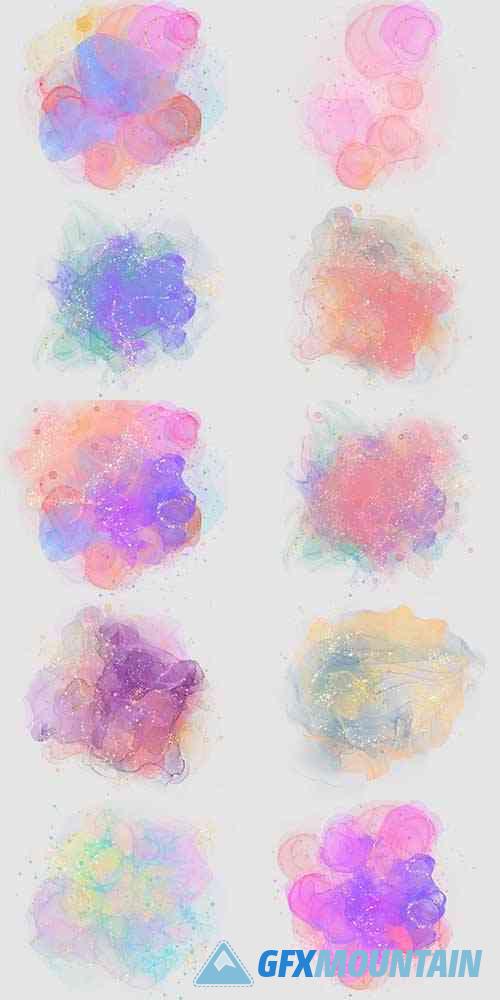 Abstract Watercolor Graphics