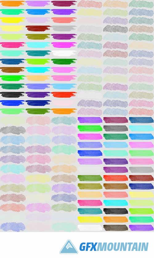 Brush Strokes Clipart Bundle