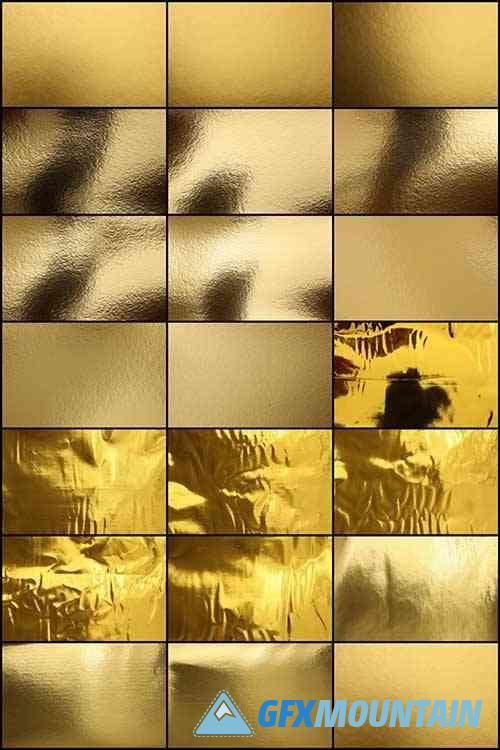 20 Golden Foil Texture