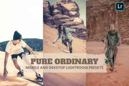Pure Ordinary Lightroom Presets Dekstop and Mobile