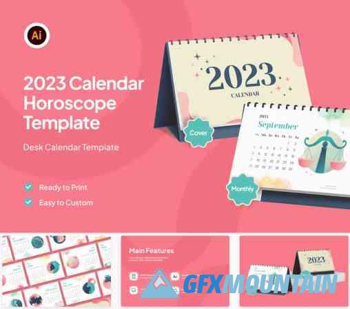 2023 Calendar Horoscope Template