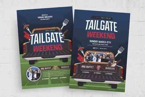 Tailgate Football Party Flyer
