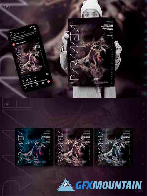 Parameta – Event Poster, Party Flyer Template