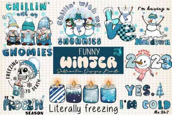 Funny Winter Design Bundle