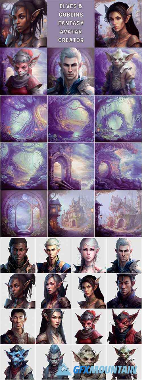 Elves & Goblins Fantasy Avatar Creator V3