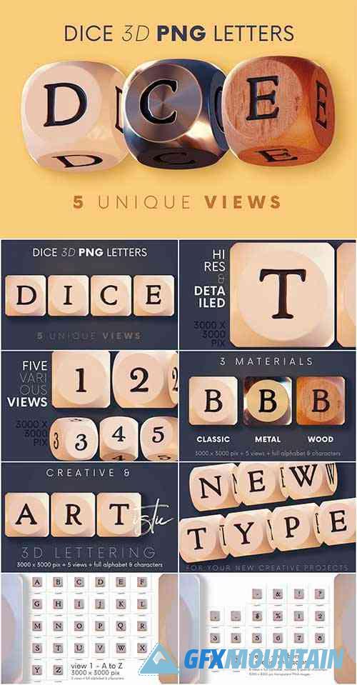 Dice - 3D Lettering