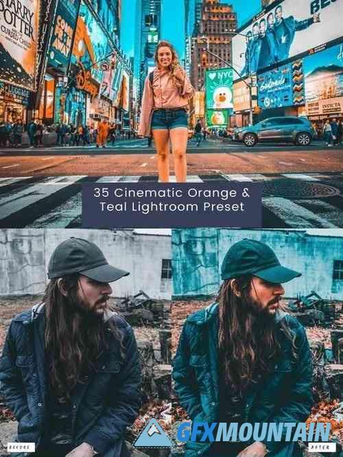 35 Cinematic Orange & Teal Lightroom Presets