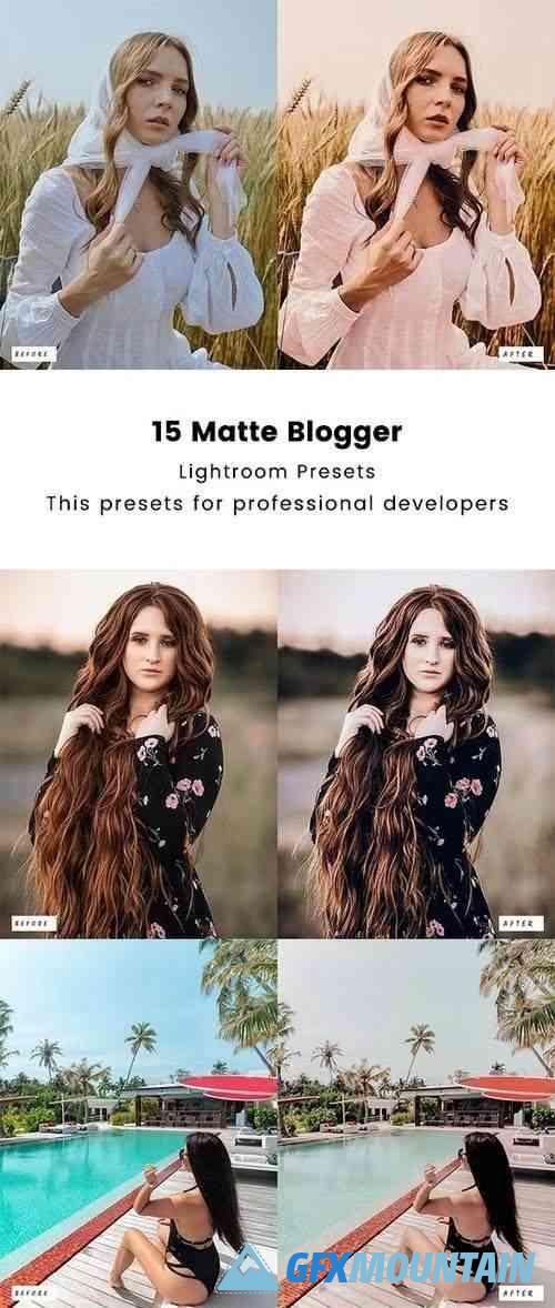 Matte Blogger Lightroom Presets