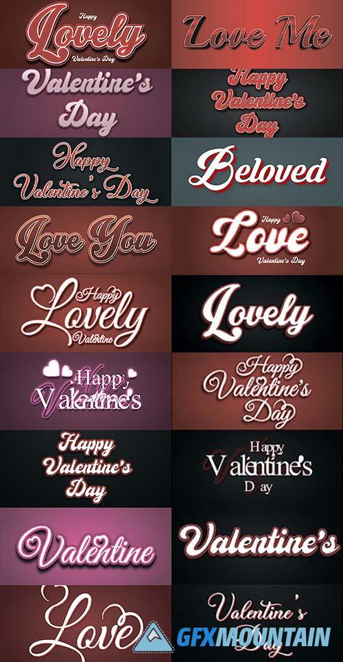 Happy Valentine's Day Text Effects