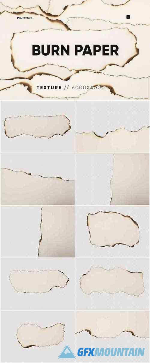 10 Burn Paper Textures