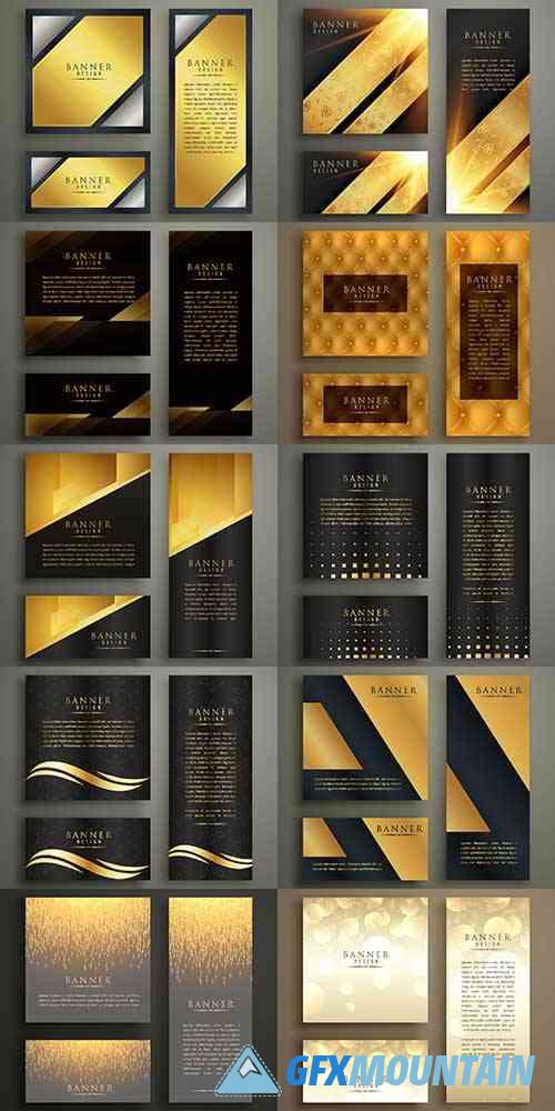 Luxury Banners - Vector Banners Design Templates