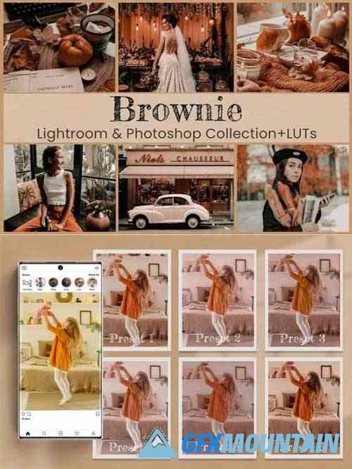 Brownie Photoshop actions LR Presets