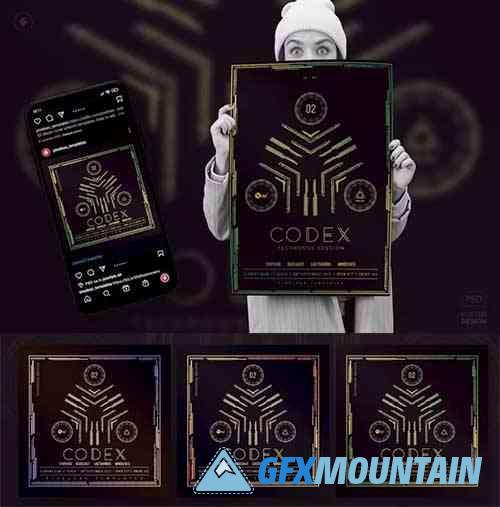 Codex 2 – Party Flyer, Event Poster Template