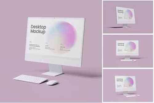 iMac Desktop Mockups