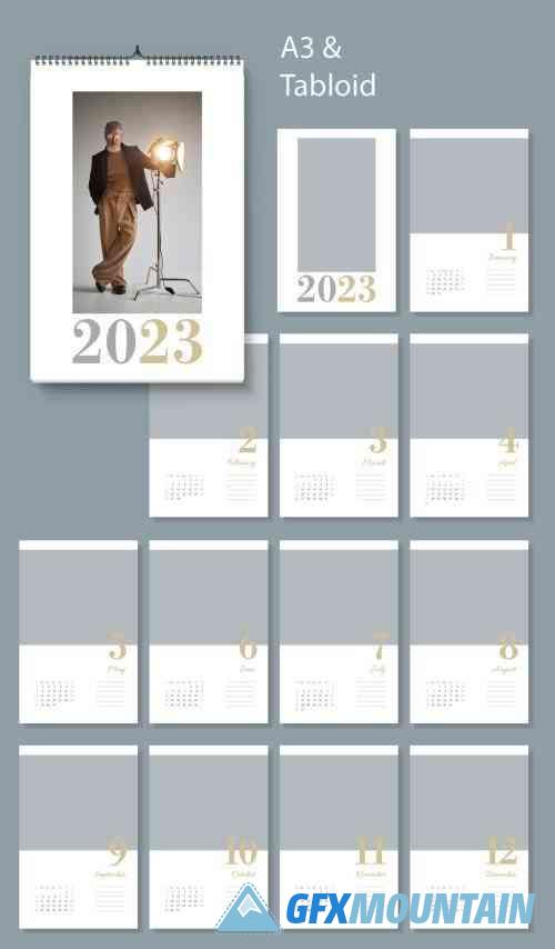 2023 Wall Calendar Layout