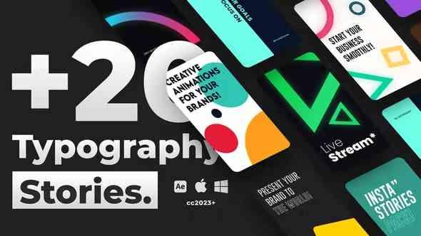 20 Typography Instagram Stories