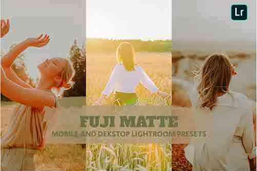 Fuji Matte Lightroom Presets Dekstop and Mobile