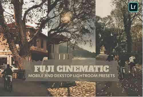 Fuji Cinematic Lightroom Presets Dekstop Mobile