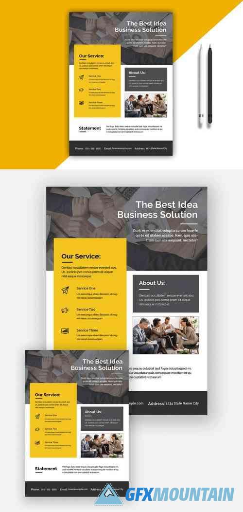 The Best Idea Business Solution Flyer
