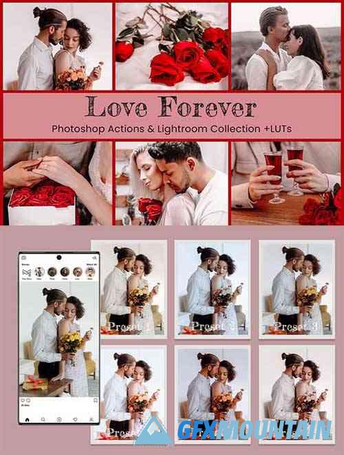 9 Love Forever Photoshop actions