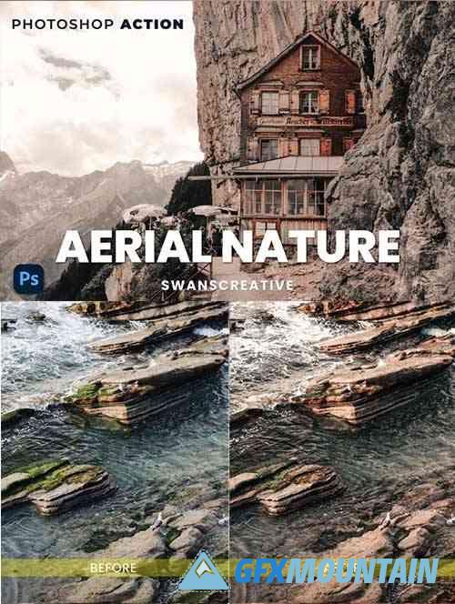 Aerial Nature Photoshop Action