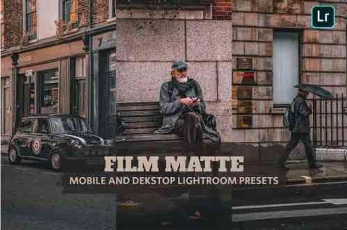 Film Matte Lightroom Presets Dekstop Mobile
