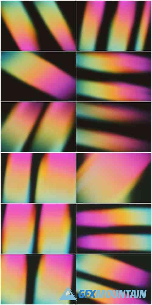 Rainbow Light Leaks Textures