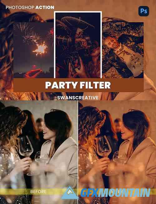 Party Filter Photoshop Action