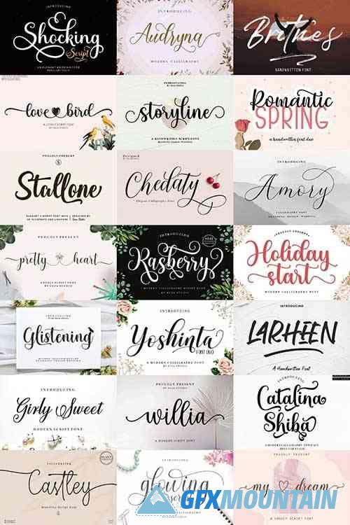 The Wedding Collection Font Bundle