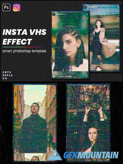 VHS Effect for Instagram Stories