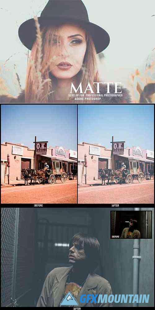 Matte - Photoshop Action