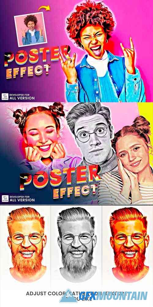 Poster Cartoon Effect