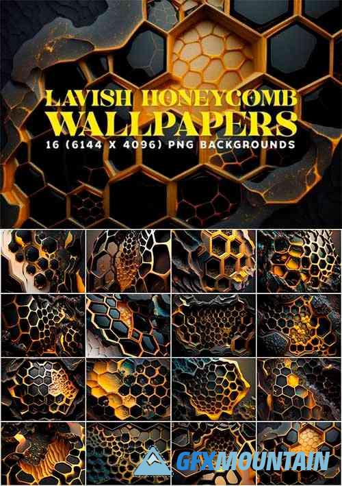 Lavish Honeycomb Wallpapers