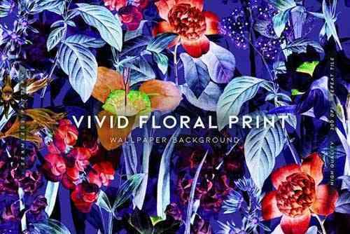 Vivid Floral Print