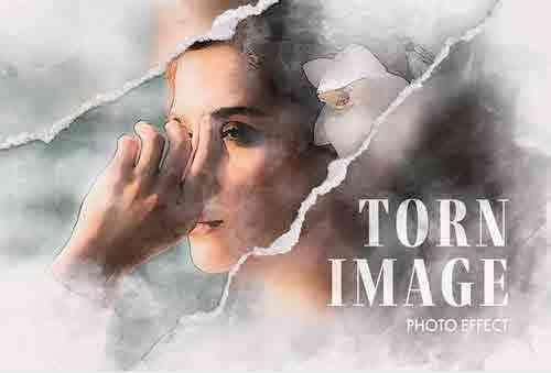 Torn Image Photo Effect