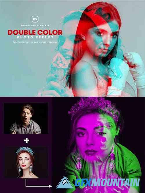 Double Color Photo Effect