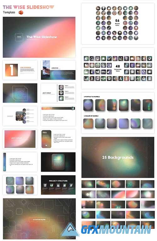 The Wise Slideshow PowerPoint Presentation Template