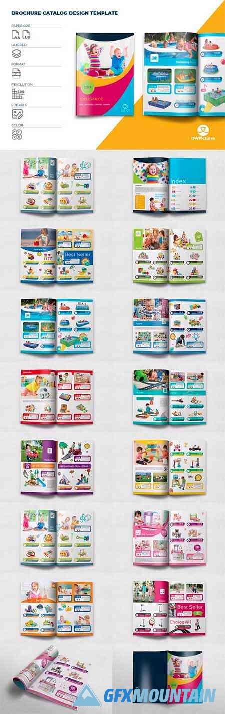 Toys Products Catalog Brochure Template - 28 Pages