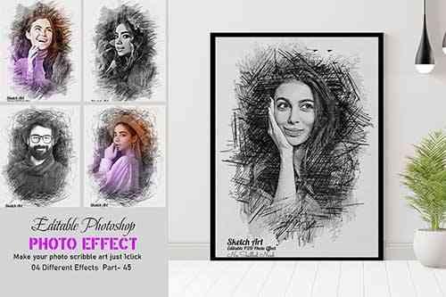 Sketch Art Photo Effect