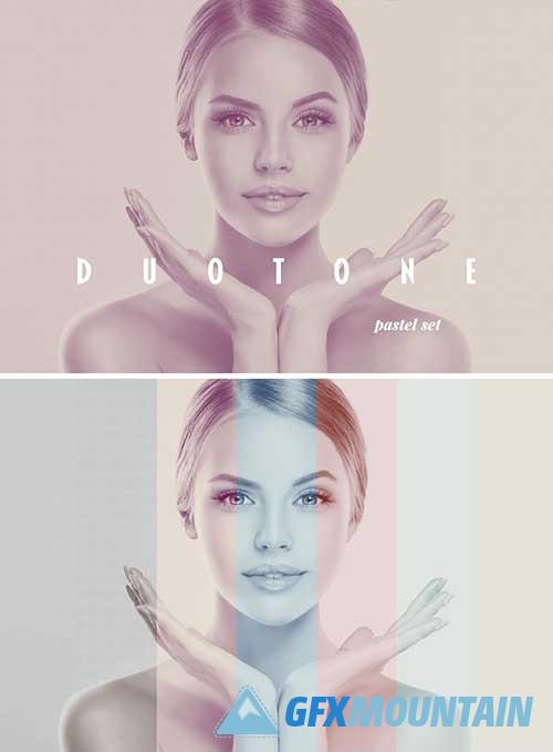 Duotone Photo Effect Mockup