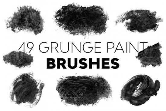 Grunge Paint Brushes