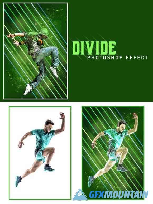 Divide Photoshop Effect