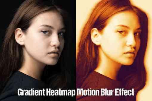 Gradient Heatmap Motion Blur Effect