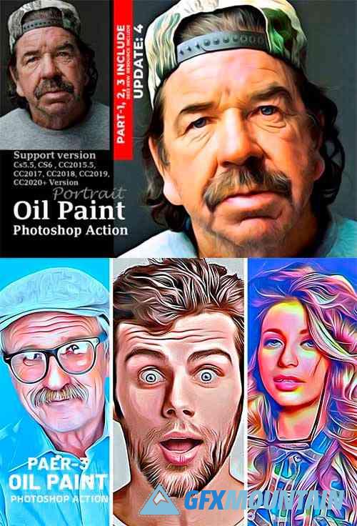 Portrait Oil Painting Action
