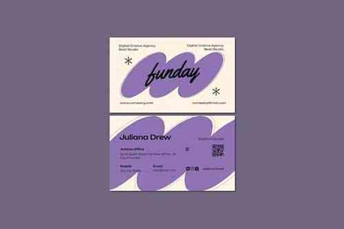 Funday Company Business Card