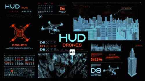 HUD Drones for After Effects